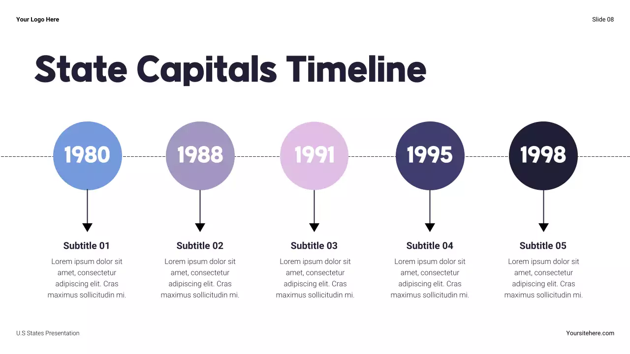 Navy Modern About The United States Presentation