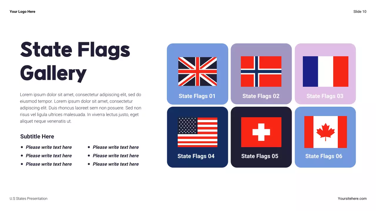 Navy Modern About The United States Presentation