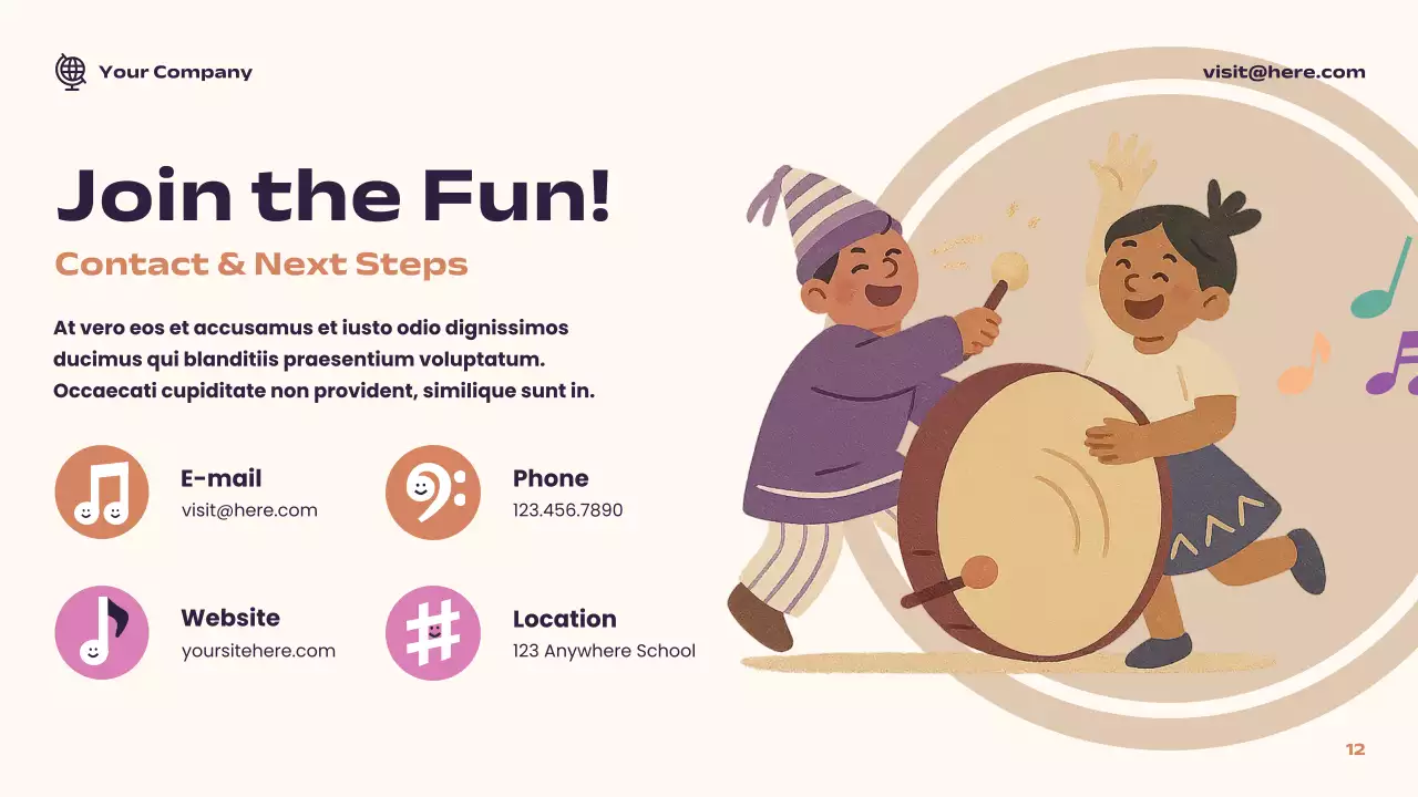 Coral Playful Learning Music Lecture Presentation