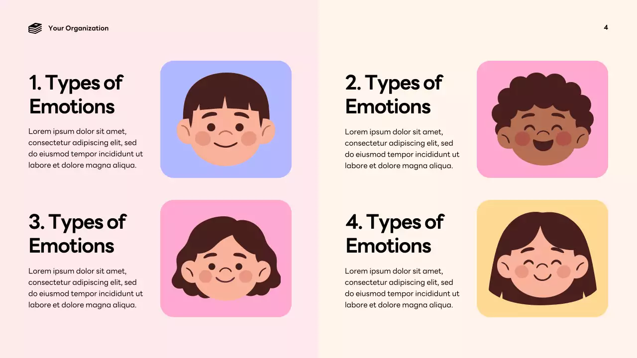 Colorful Playful Emotions Announcement Presentation