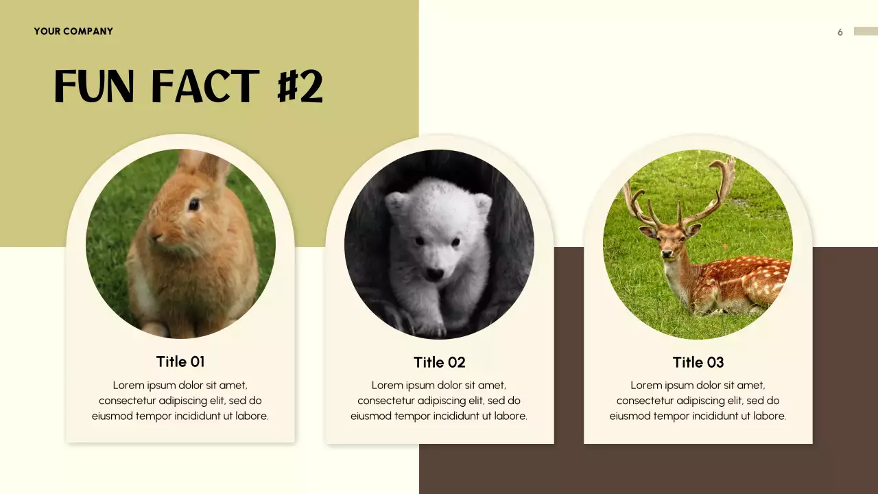 Beige Playful Animal Invitation Presentation