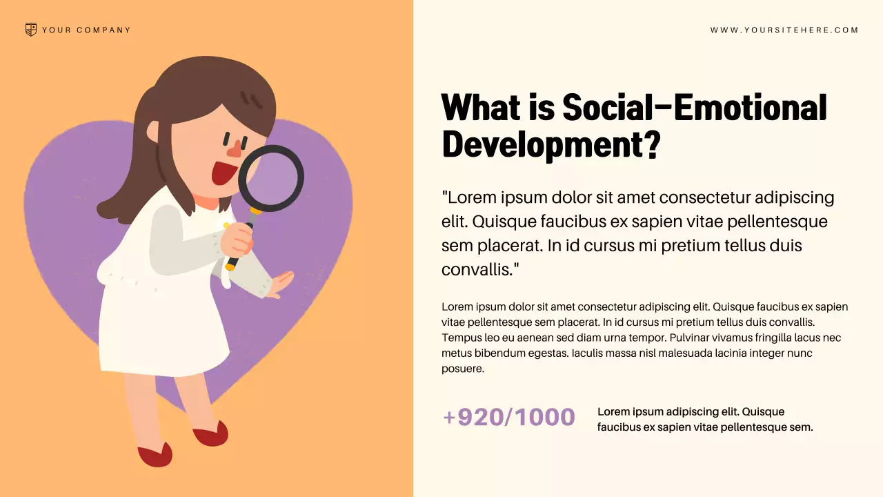 Pink Modern Education Social Emotion Development Lecture Presentation