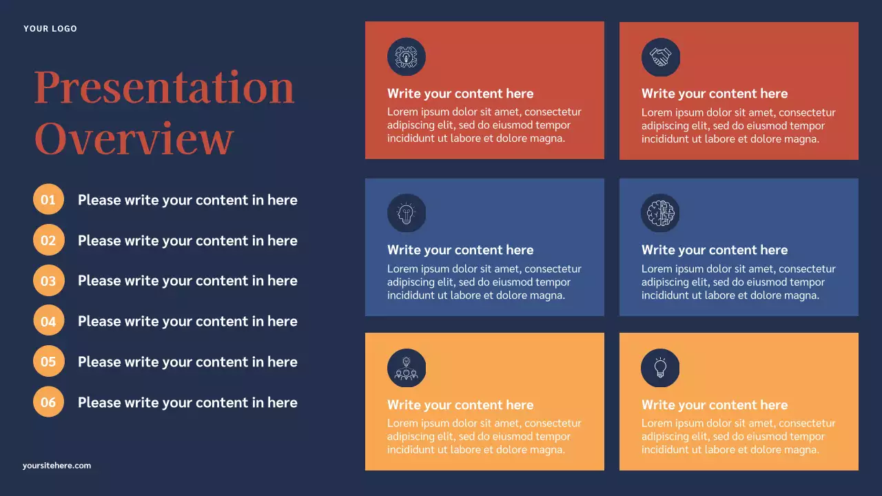 Bài thuyết trình lịch sử người Mỹ nổi tiếng cổ điển minh họa màu xanh