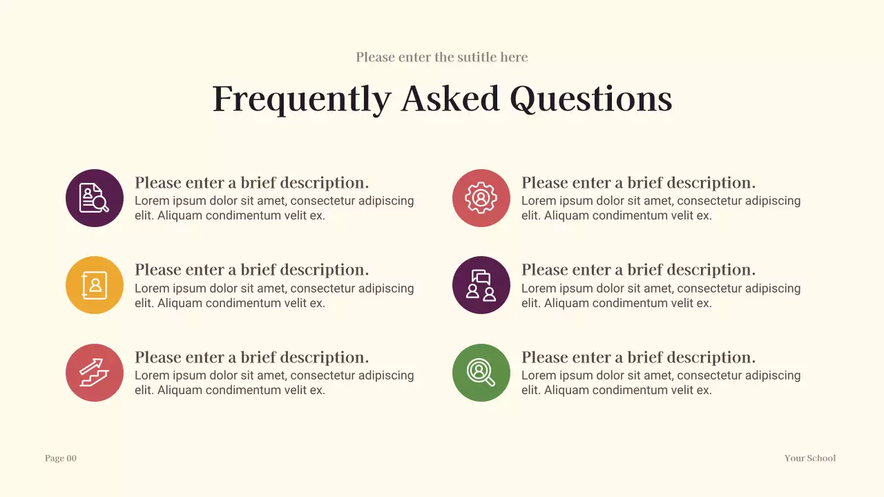 Orange Illustrated New School Year Presentation