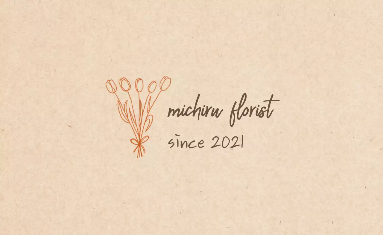 ベージュ シンプル ビジネス 名刺 手書きポイント