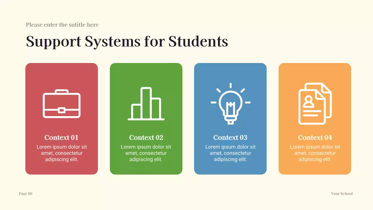 Orange Illustrated New School Year Presentation