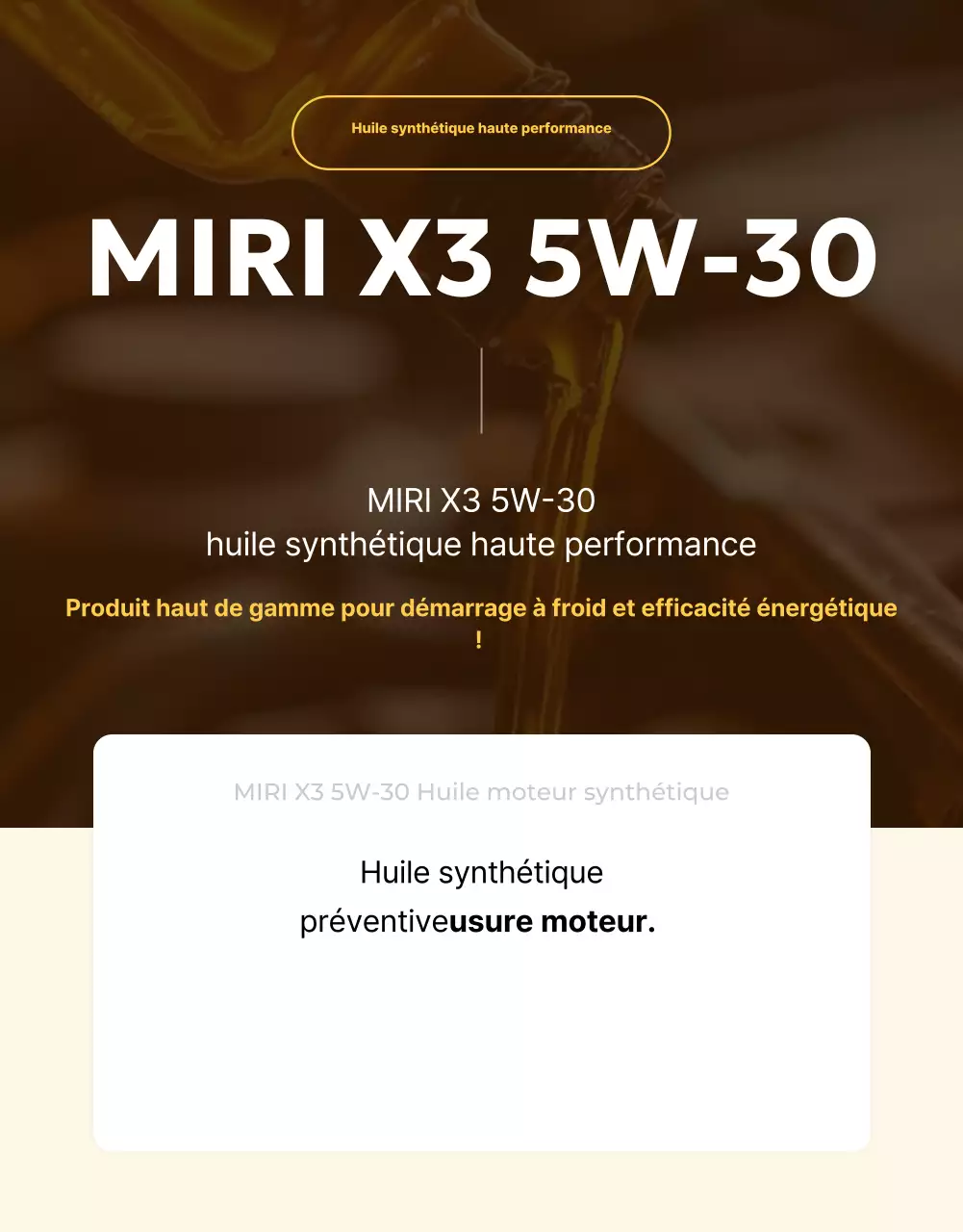 publicité pour une voiture moderne marron