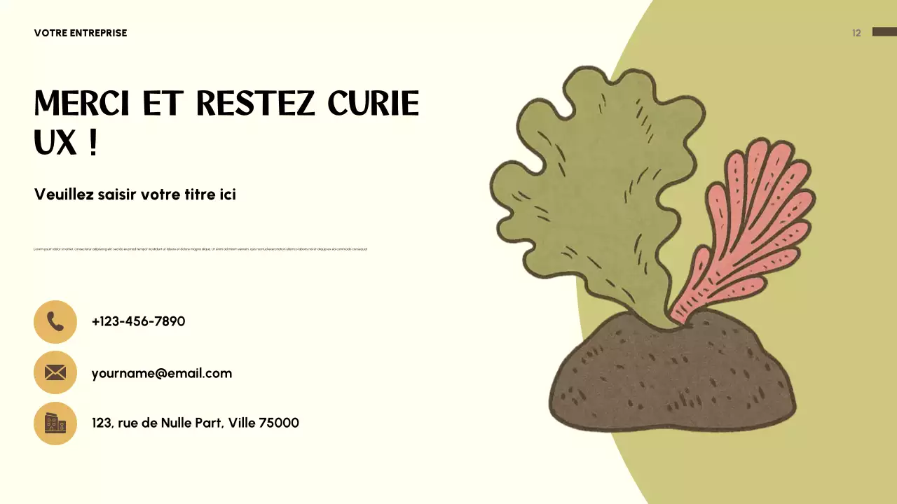 Présentation d'invitation beige avec un animal ludique