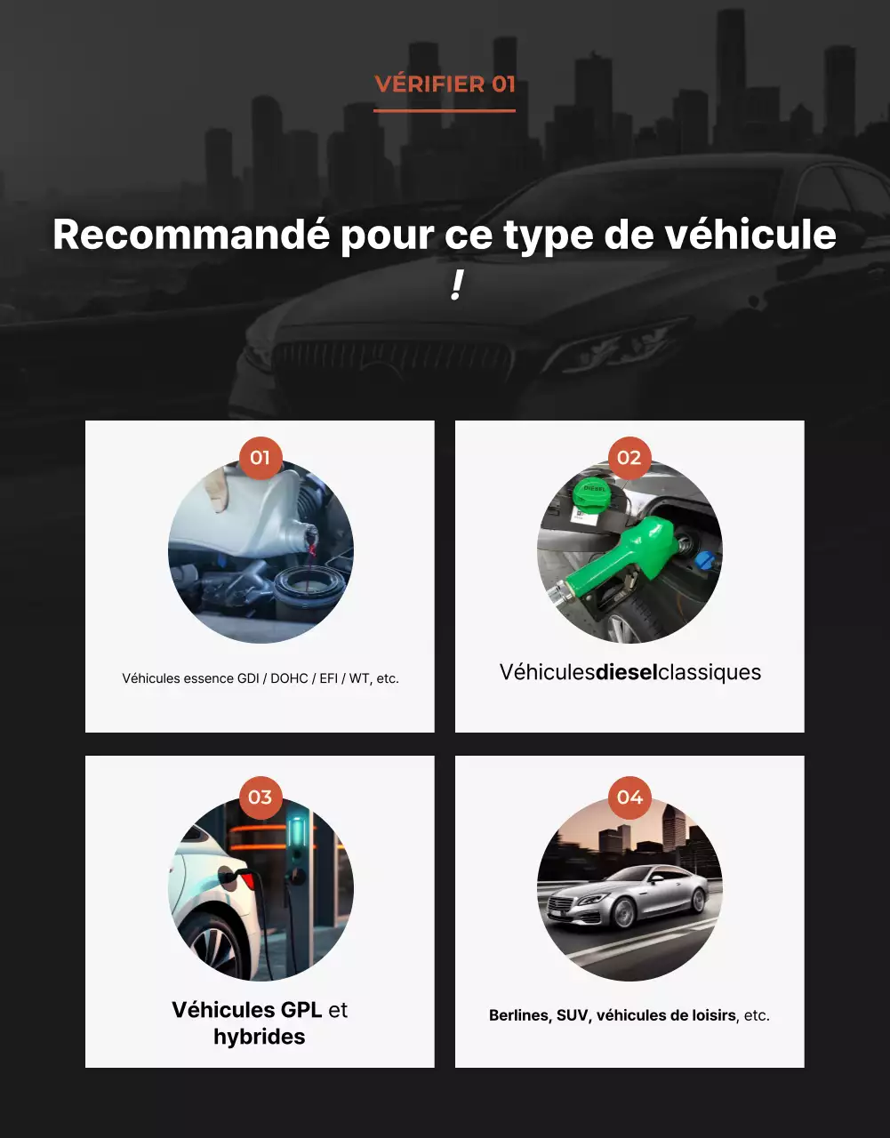 publicité pour une voiture moderne marron