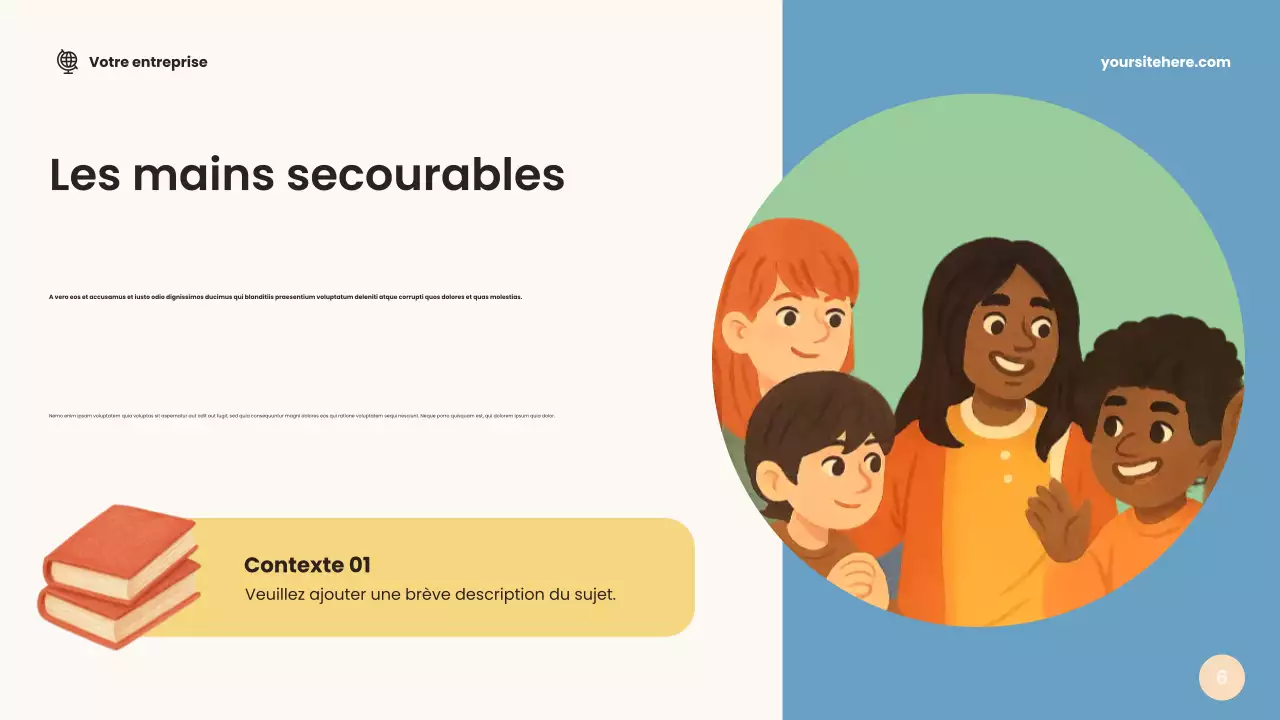 Présentation de l'annonce d'une classe respectueuse des couleurs beiges