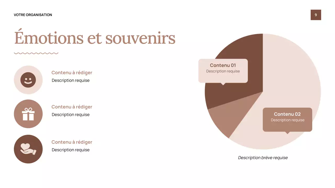 Présentation d'invitation au salon Beige Classic