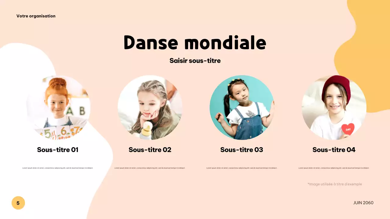 Présentation musicale colorée et ludique