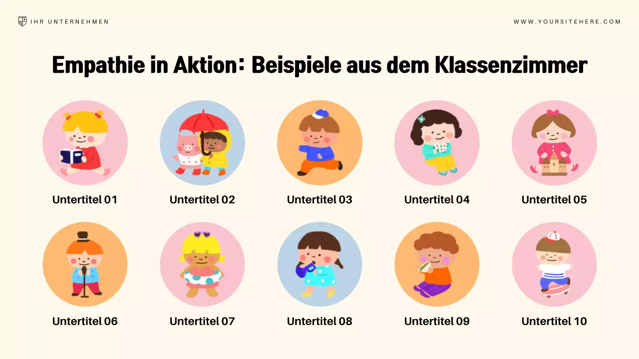 Rosa Moderne Bildungsankündigung Präsentation