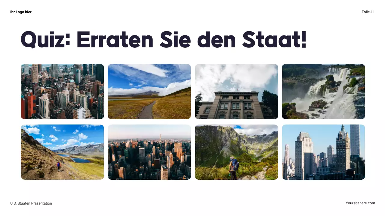 Navy Modern Über die Vereinigten Staaten Präsentation