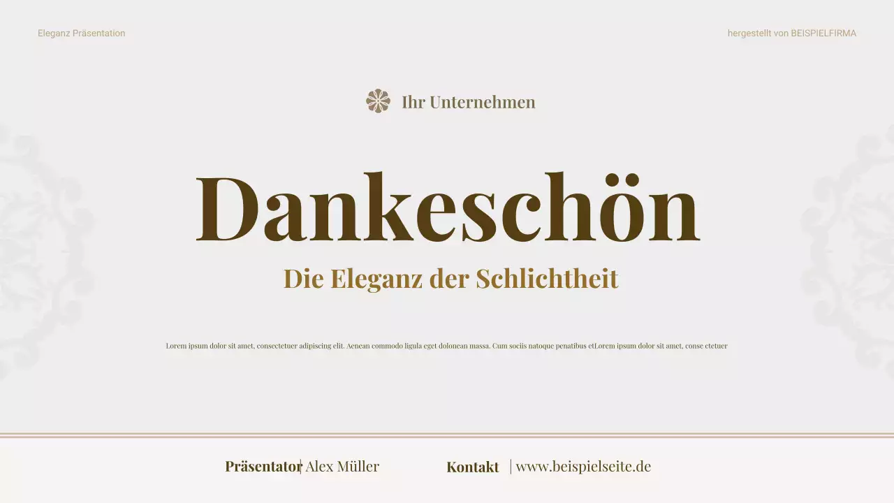 Beige Traditionelle Lebensmittel Marketing Pitch Präsentation