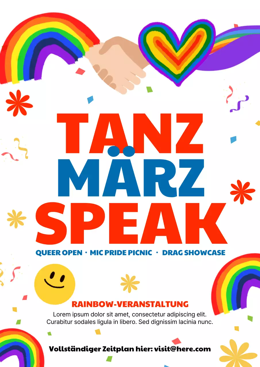 Rainbow Bold Pride Event-Webposter
