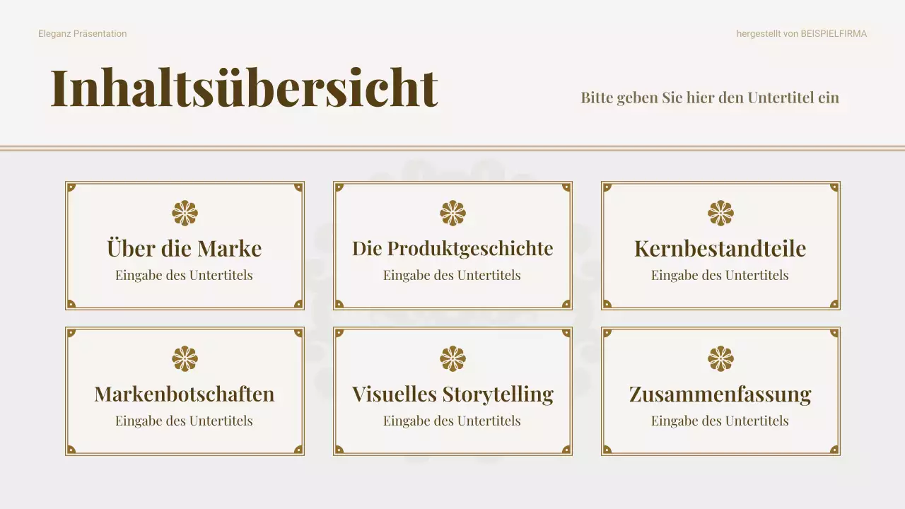 Beige Traditionelle Lebensmittel Marketing Pitch Präsentation