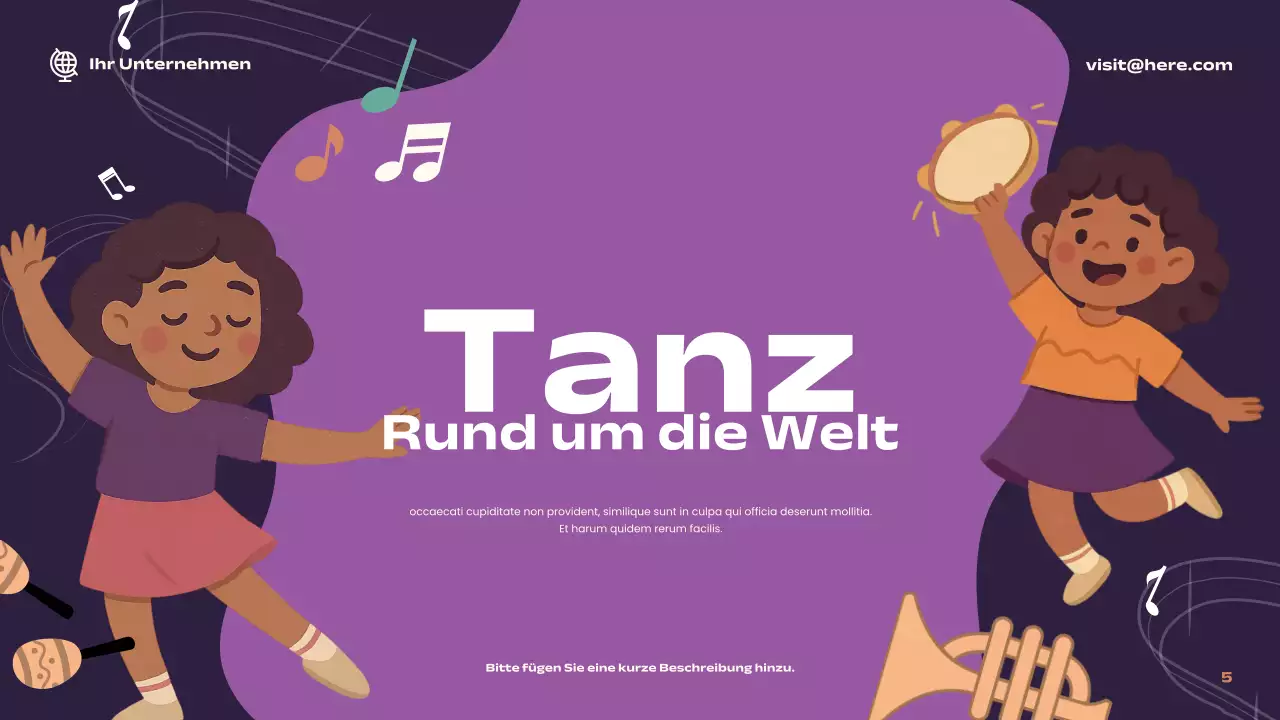 Coral Playful Music Guide Präsentation