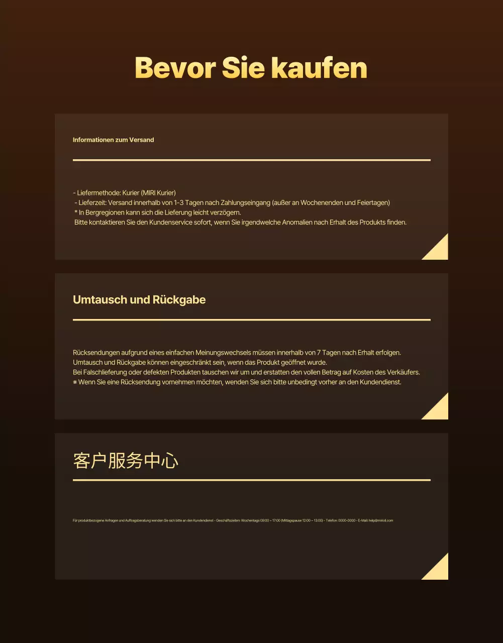 Goldene moderne Autowerbung