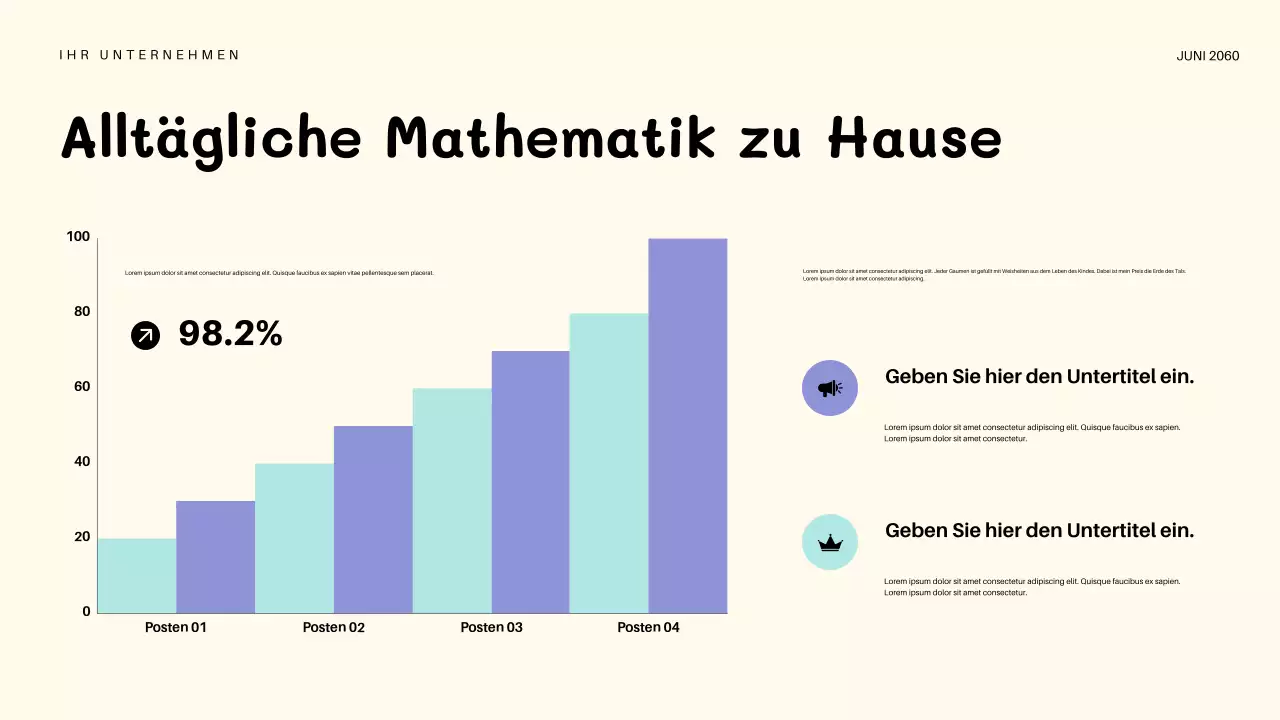 Orangefarbene, verspielte Kindergarteneinladung Präsentation