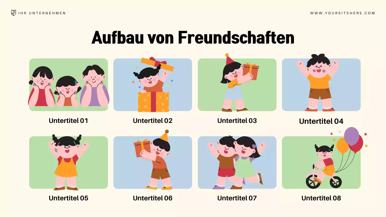 Rosa Moderne Bildungsankündigung Präsentation