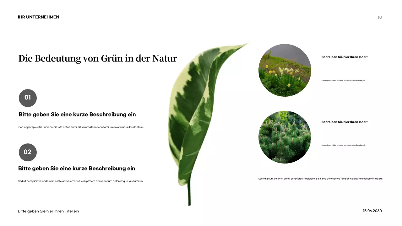 Orange Abstrakte Natur Einführung Präsentation