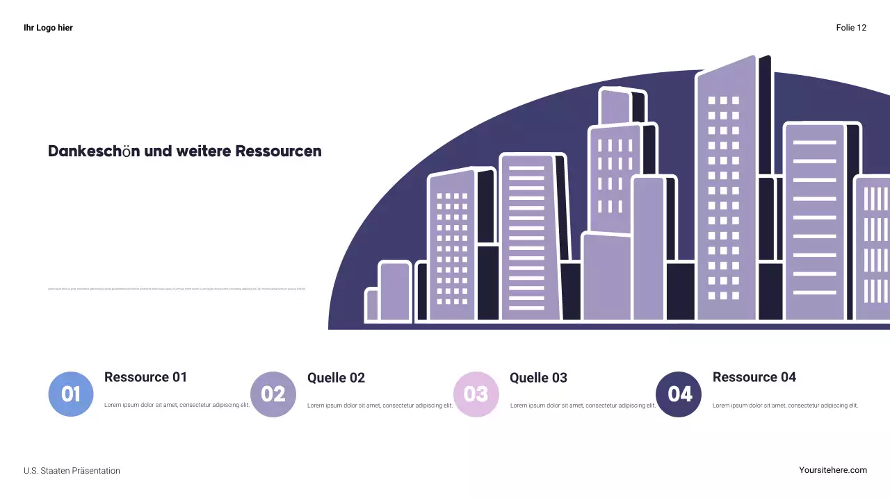 Navy Modern Über die Vereinigten Staaten Präsentation