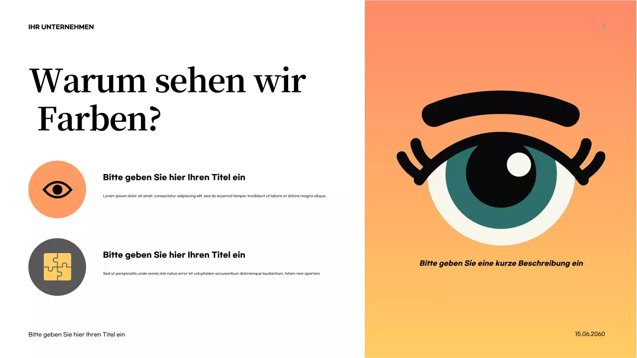 Orange Abstrakte Natur Einführung Präsentation