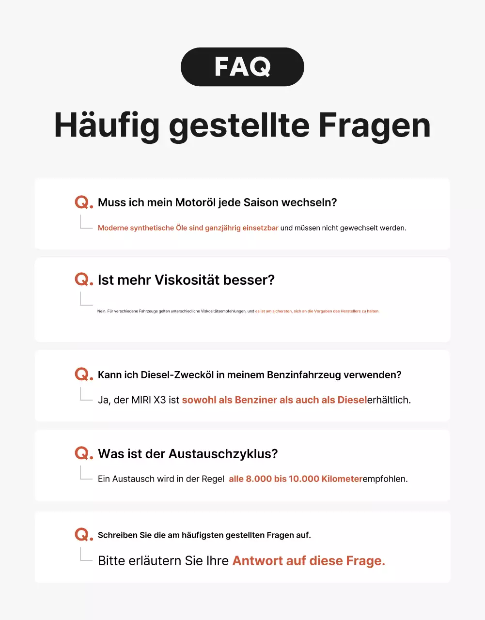 braune moderne Autowerbung