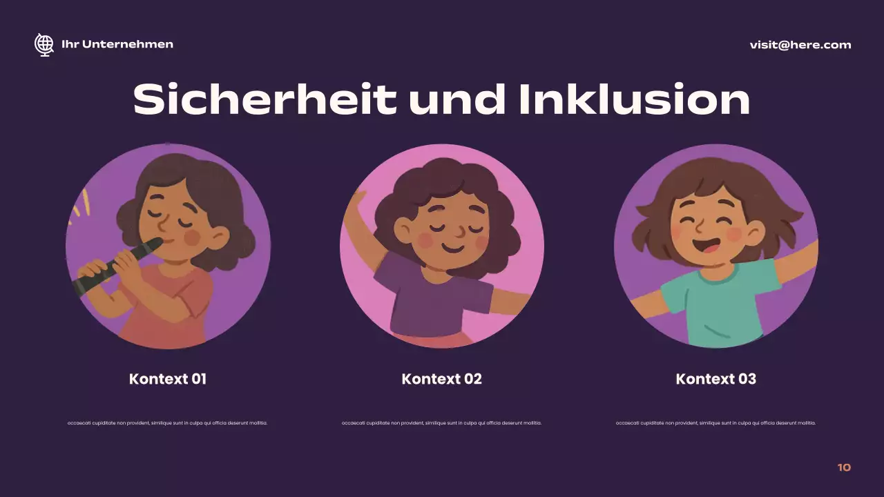 Coral Playful Music Guide Präsentation