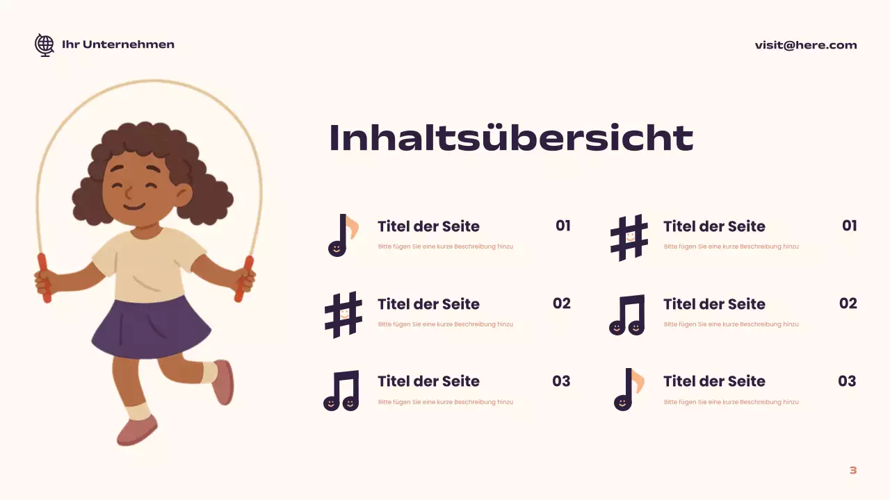 Coral Playful Music Guide Präsentation