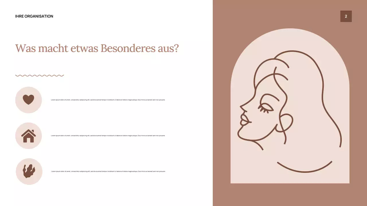 Beige Classic Showeinladung Präsentation