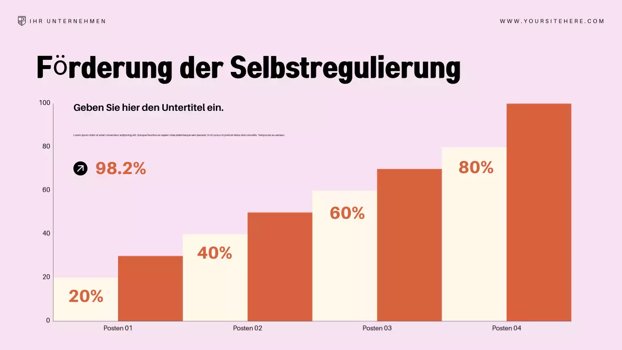 Rosa Moderne Bildungsankündigung Präsentation