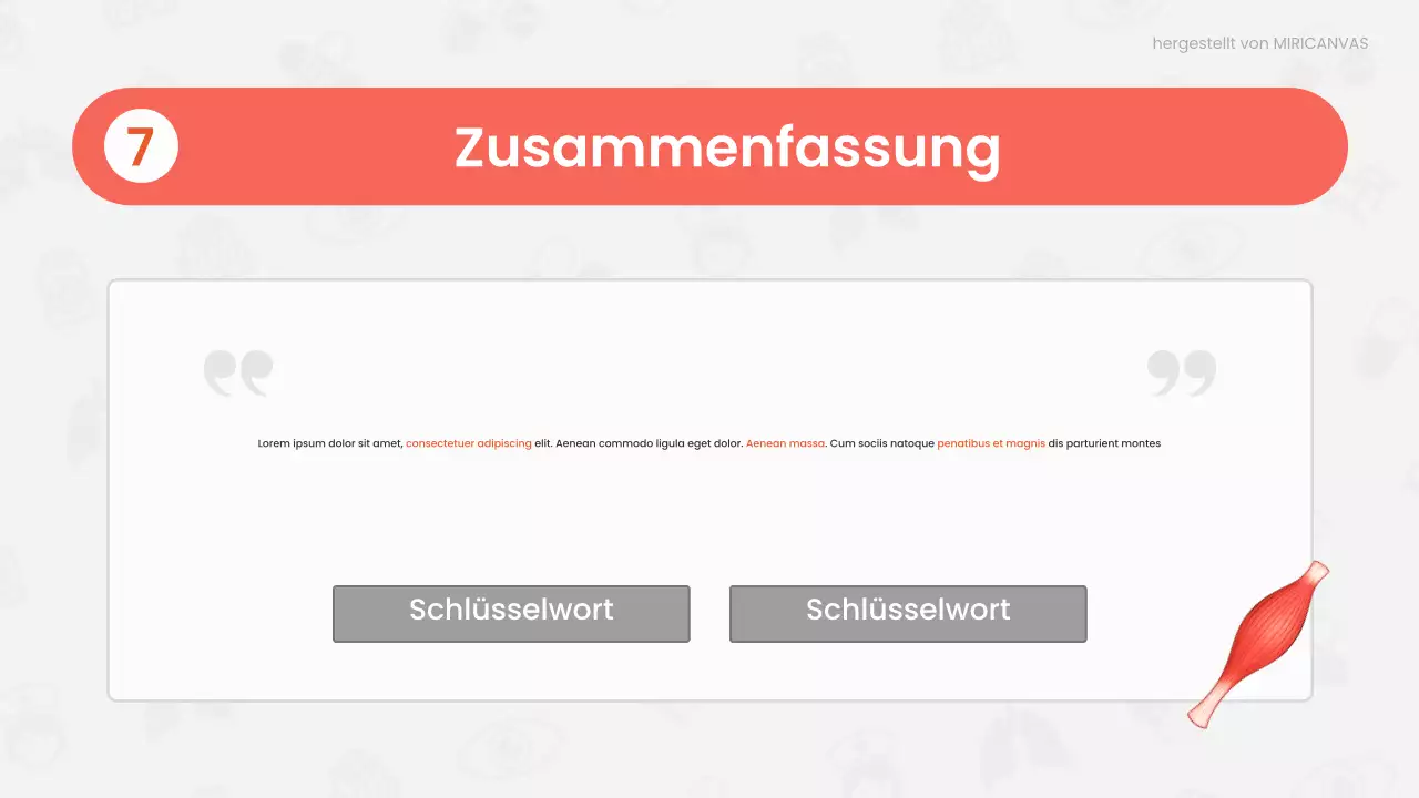 Rote Vorlesung zur modernen Anatomie Präsentation