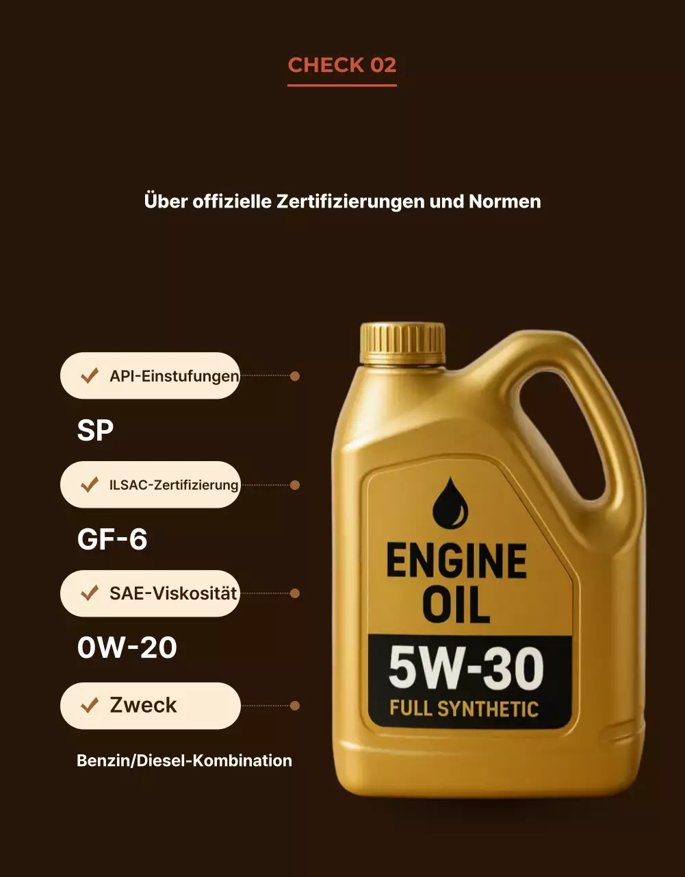 braune moderne Autowerbung
