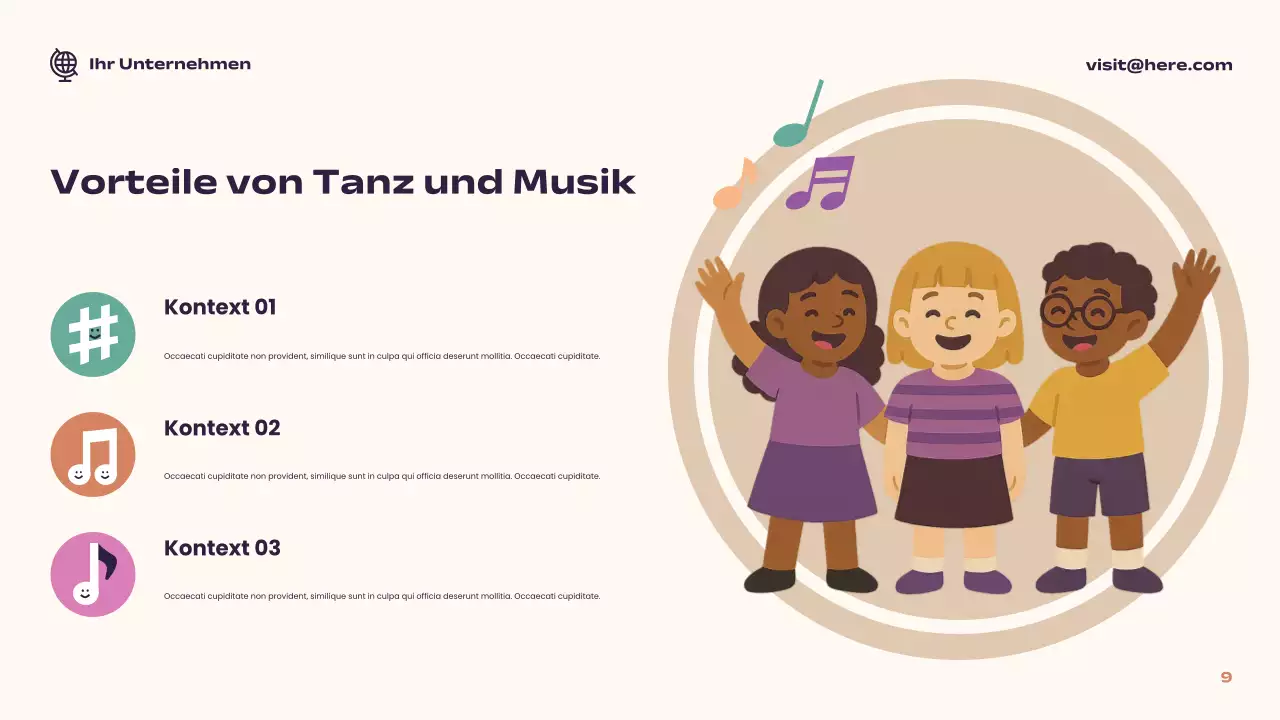 Coral Playful Music Guide Präsentation