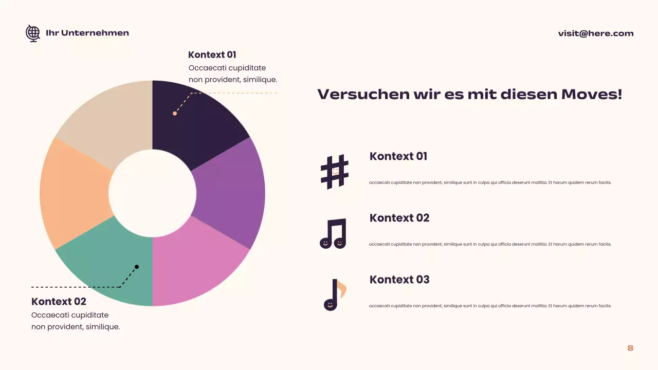 Coral Playful Music Guide Präsentation