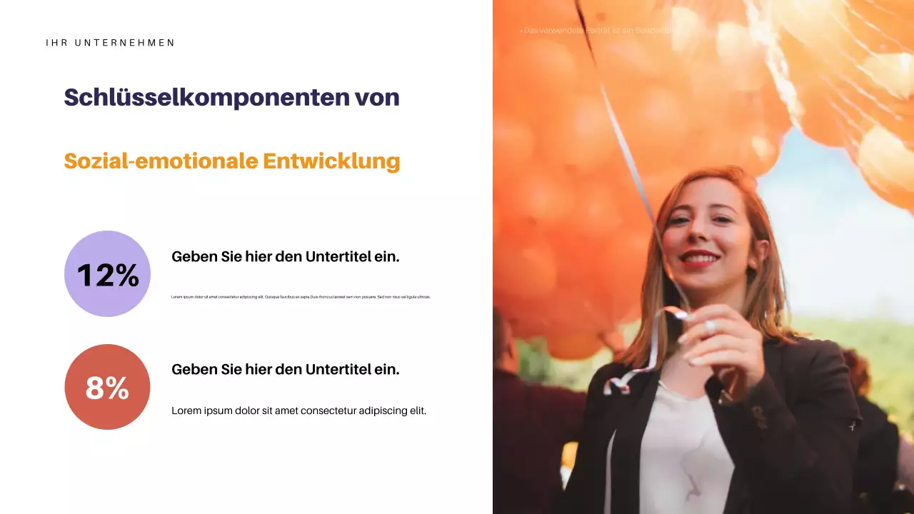 Orange Retro Entwicklungshandbuch Präsentation