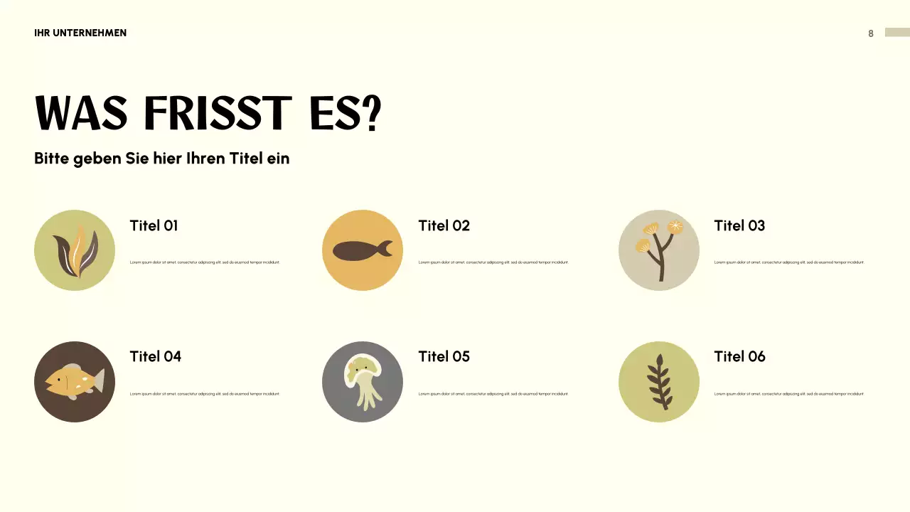 Beige verspielte Tiereinladung Präsentation