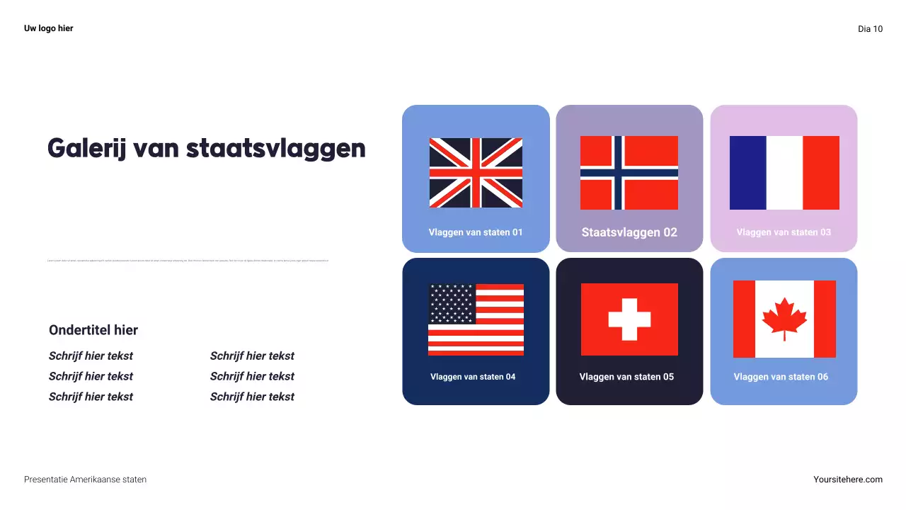 Navy Modern Over de Verenigde Staten Presentatie