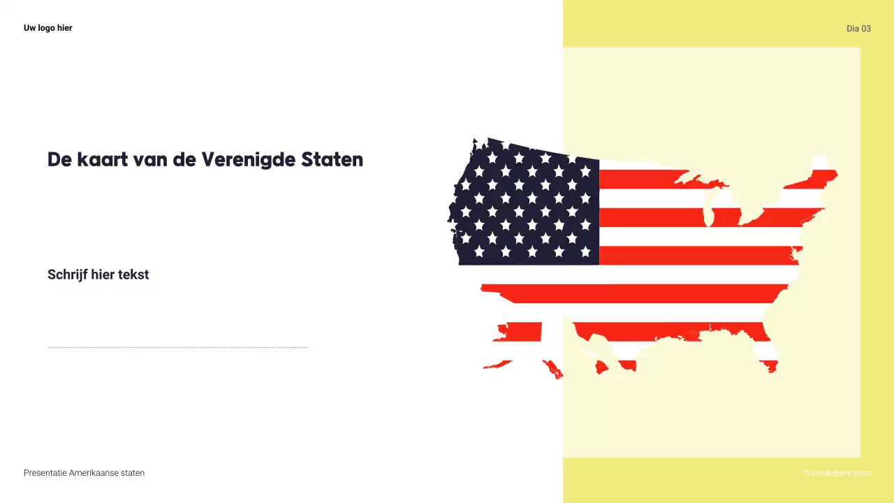 Navy Modern Over de Verenigde Staten Presentatie