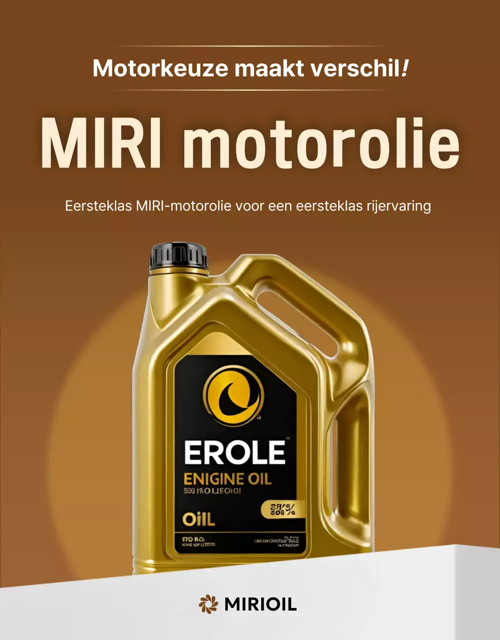 bruine moderne auto-advertentie