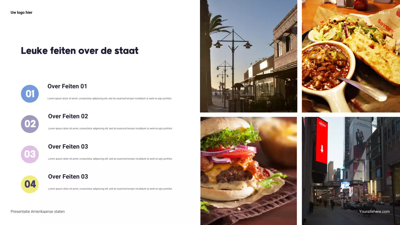 Navy Modern Over de Verenigde Staten Presentatie