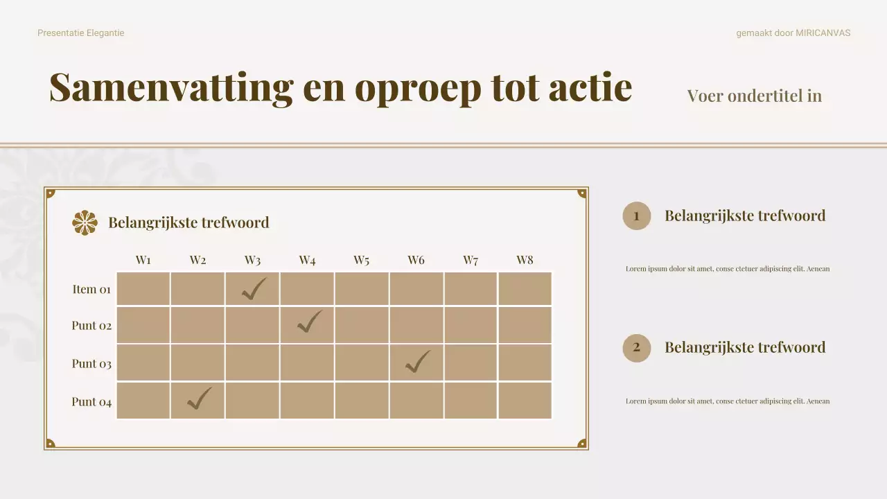 Beige Traditionele Voedselmarketing Pitch Presentatie