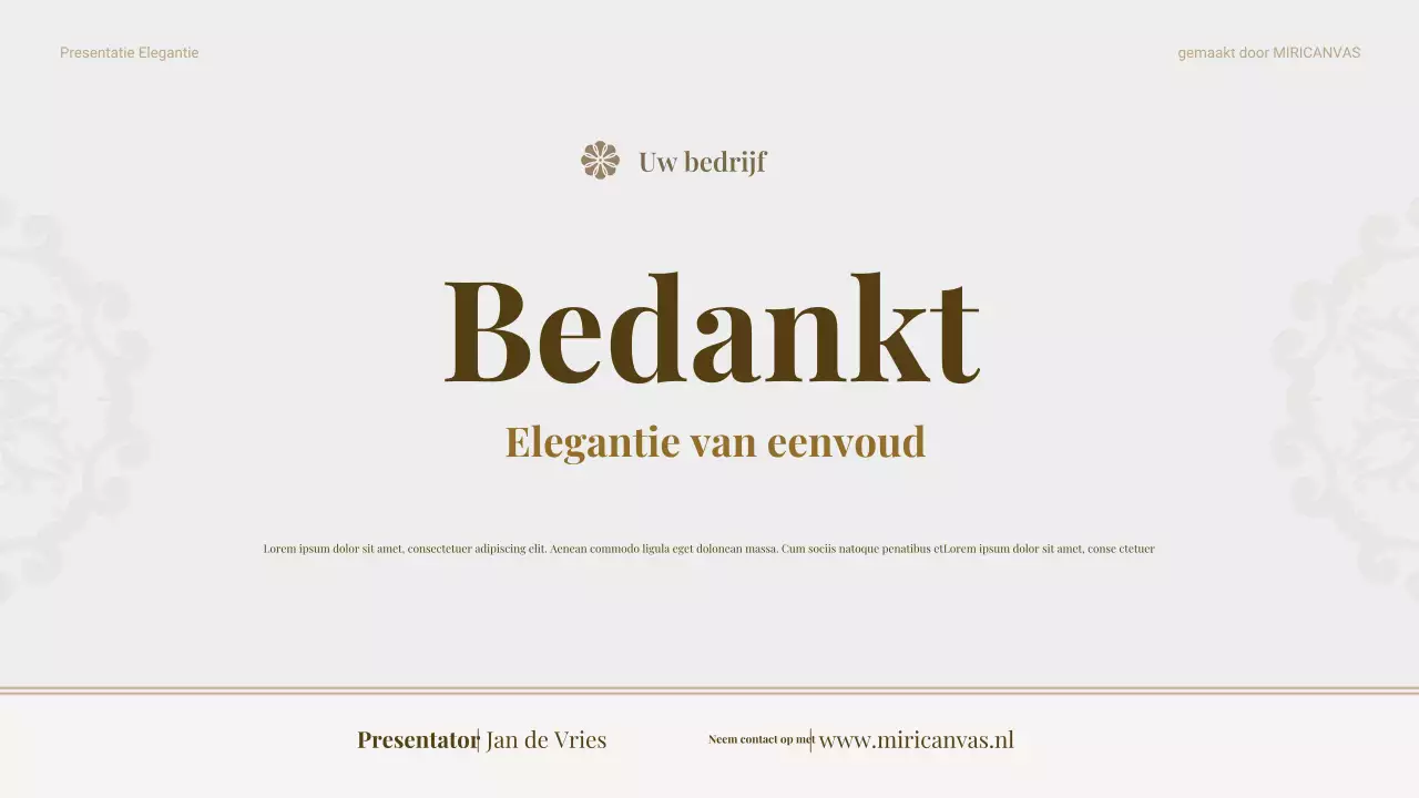 Beige Traditionele Voedselmarketing Pitch Presentatie