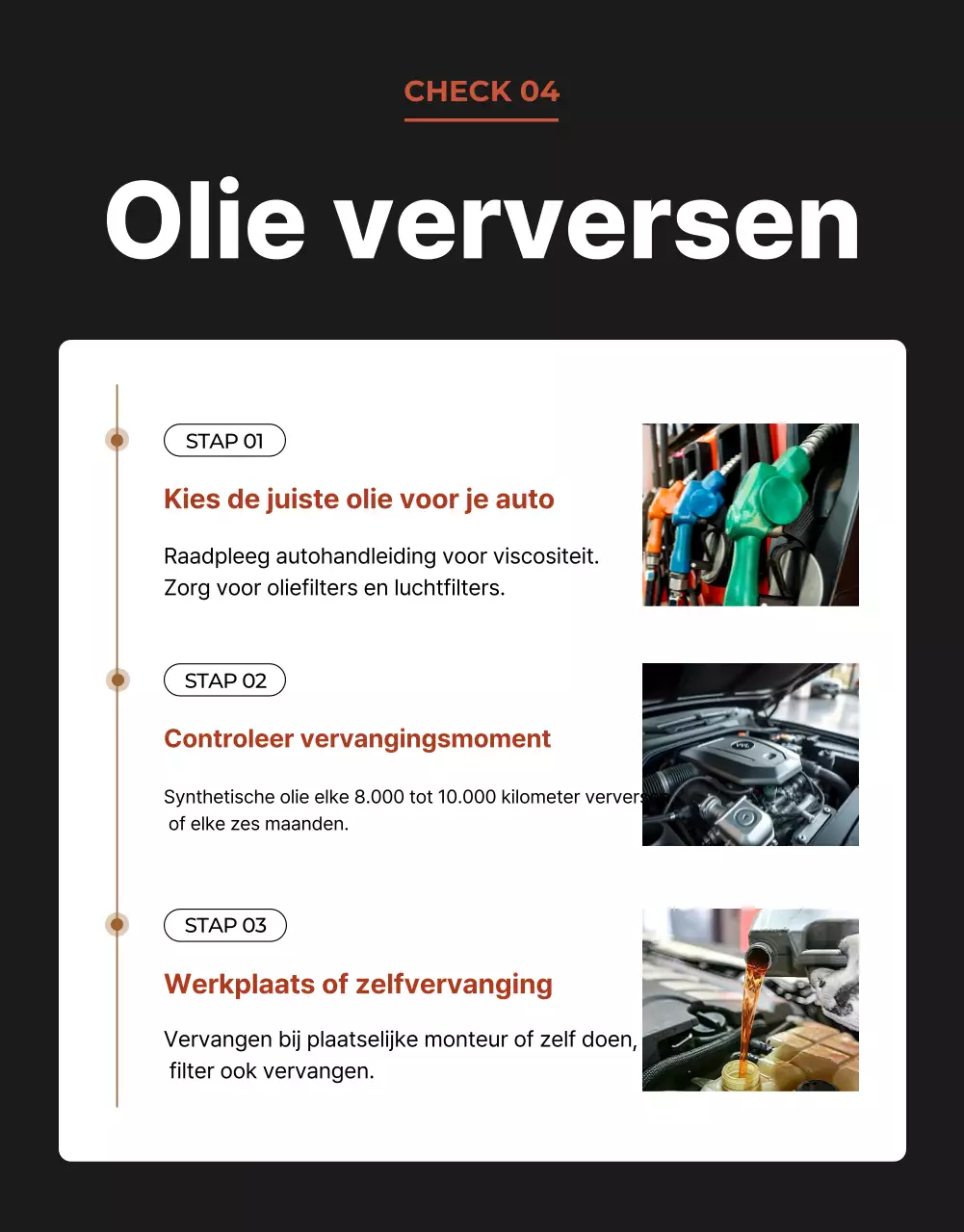 bruine moderne auto-advertentie