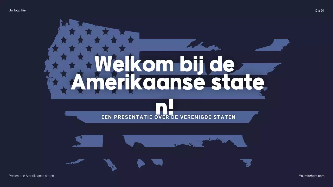 Navy Modern Over de Verenigde Staten Presentatie