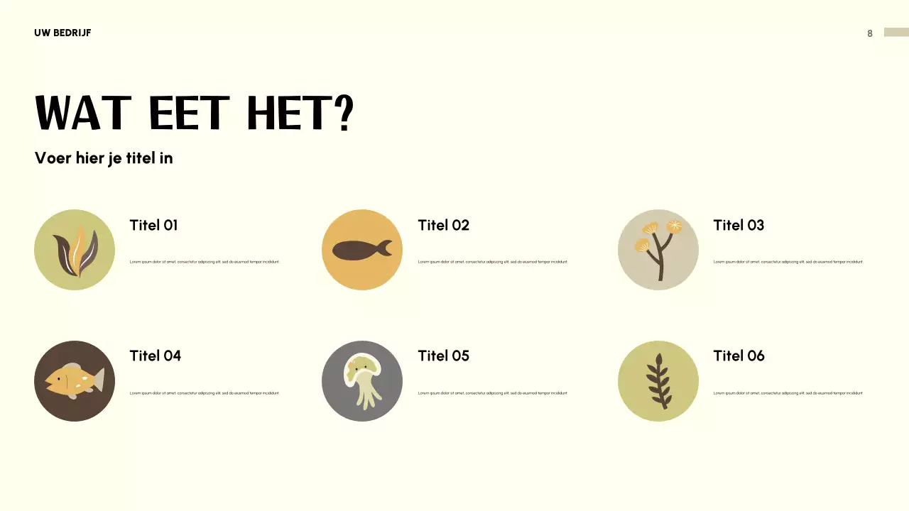 Beige speelse dierenuitnodigingspresentatie