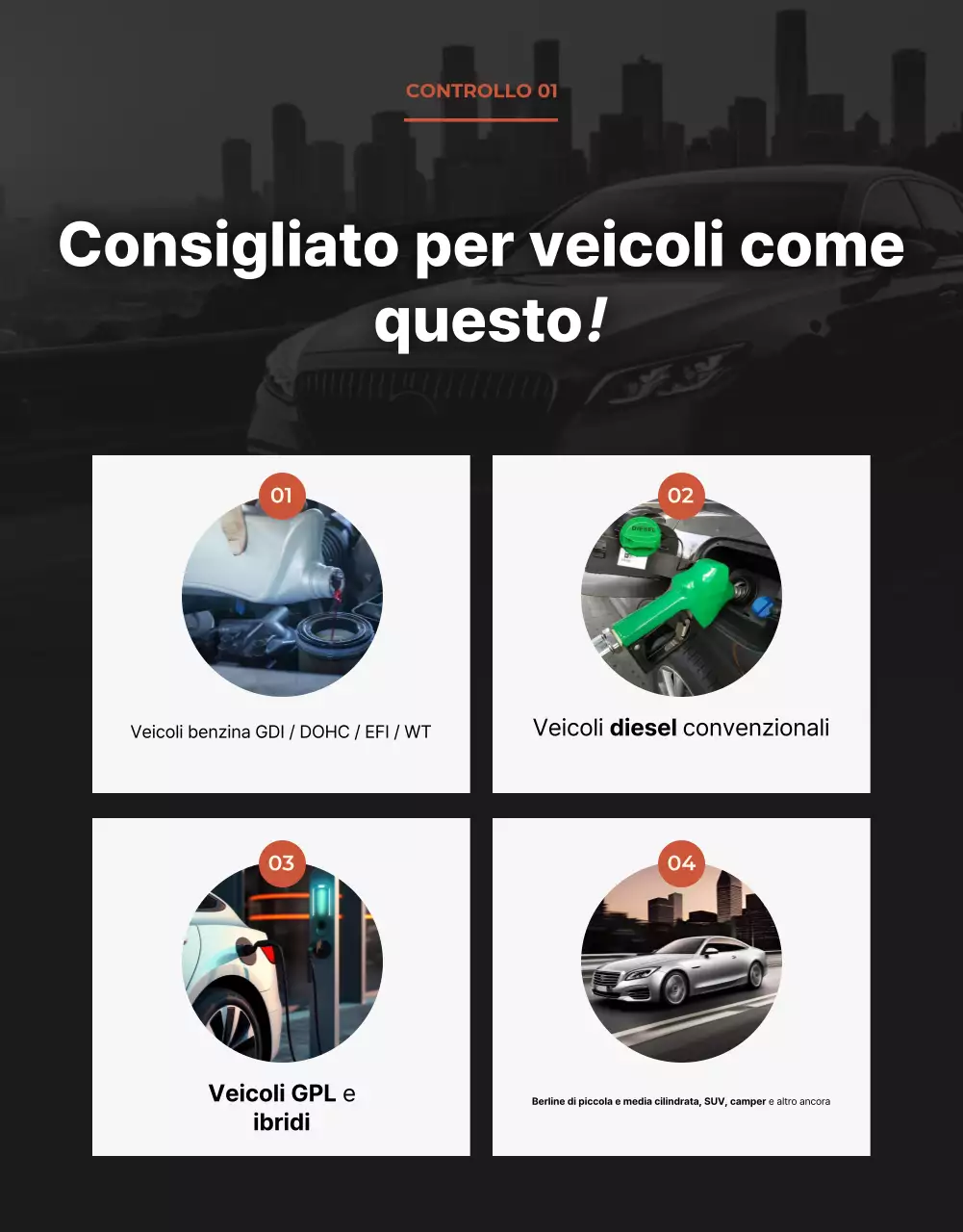 pubblicità di auto moderna marrone