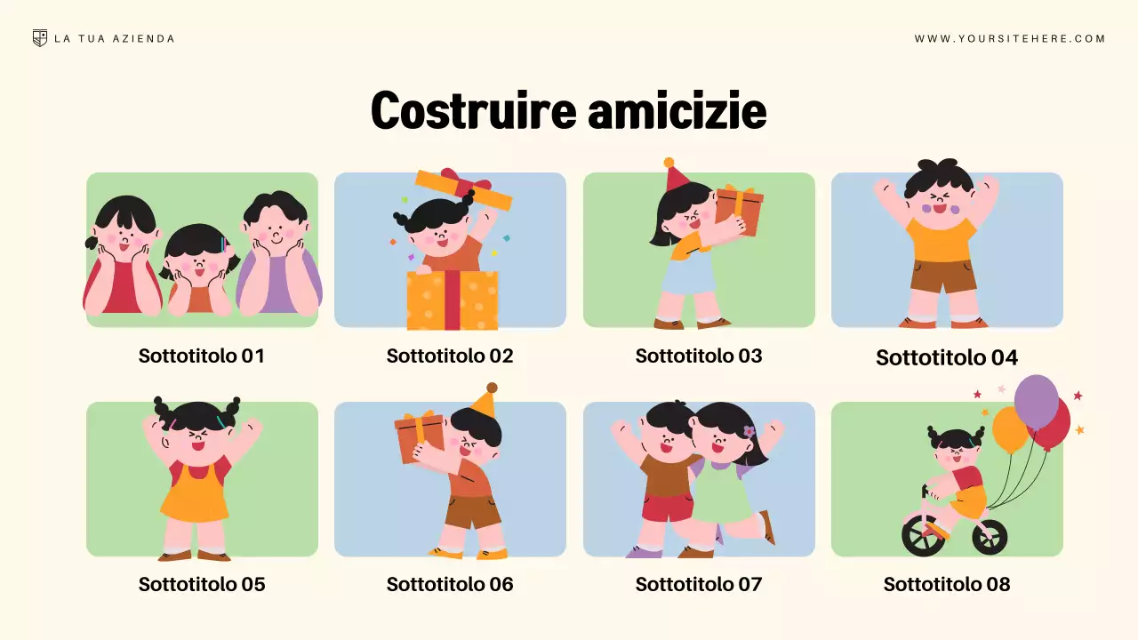 Presentazione dell'annuncio di Pink Modern Education